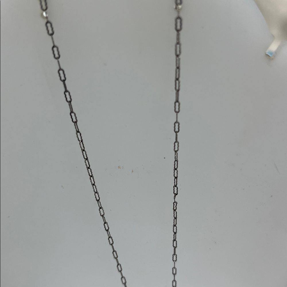 1920’s Silver and Marcasite Cameo Necklace - Picture 6 of 7